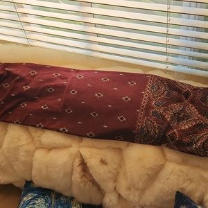 NWT Printed Hacci Knot Maxi Skirt